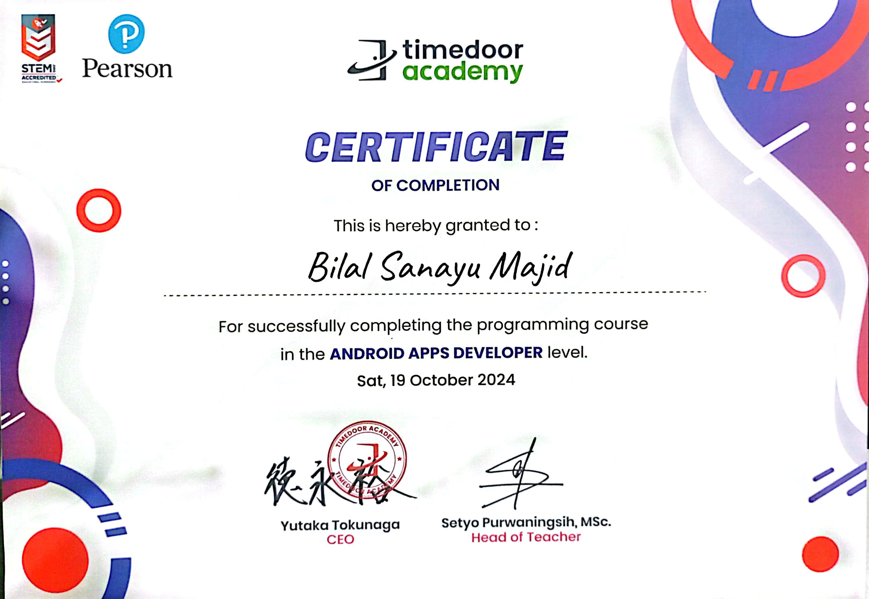 Timedoor — Android Apps Developer